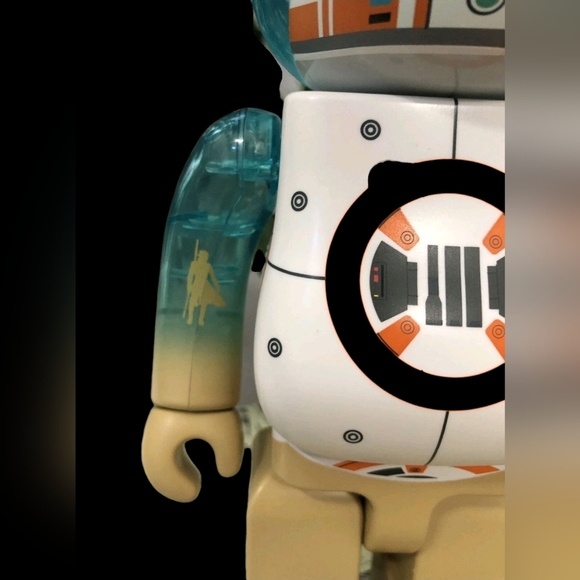 Authentic Star Wars BB-8 400％ BE@RBRICK Bearbrick Medicom Toy figure - Picture 3 of 6
